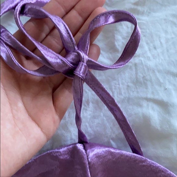 NWT Nasty Gal ‘Smooth Move’ Hammered Silky Bra Top - Picture 3 of 4